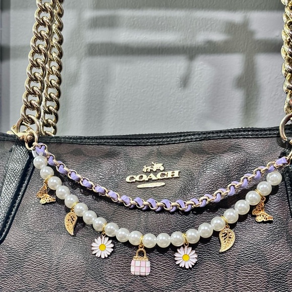 Handbag Charm Luxury Handbag Purse Charm Gold Chain for Purses / Bags / unique - Picture 2 of 5